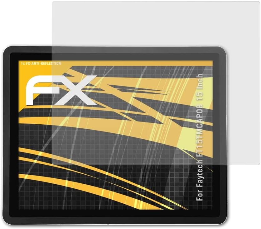 atFoliX képernyővédő fólia Kompatibilis Faytech FT15TMCAPOB 15 Hüvelykes Képernyő Védelem Film, Anti-Reflective,