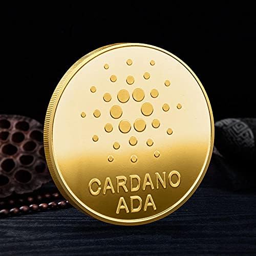 Éter 1 oz Kerek Fizetőeszköz Gyűjthető Érme, Emlékérme Aranyozott Védő Doboz Cardano Virtuális Bitcoin
