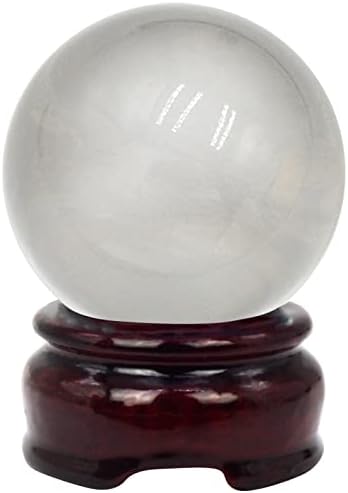 Feng Shui 40MM Többszínű kristálygömb Ázsiai Ritka Természeti Mágia Gyöngyök Gyógyító Gömb Gömb Kvarc
