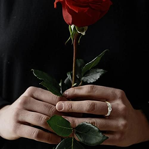 Yistu Koktél Gyűrű Gyűrű Kötél Barátság Csomót Gyémánt Csomót Ígéret Gyűrű Aranyozott Szerelmes Nők Arany