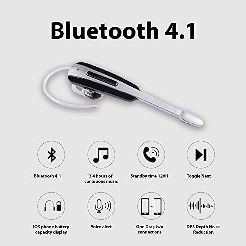 Tek Styz Fülhallgató Kompatibilis Sony F5321 a Fül Vezeték nélküli Bluetooth zajszűrő Fülhallgató (Fehér/Arany)
